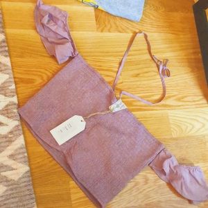 Sadie & Sage brand new Lilac Crop top